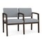 Lesro Lenox 2 Seat Tandem Seating W/ Arm, 44 in W 26 in L 31.5 in H LW2103 - alternate 1